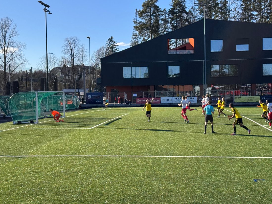 Bransmål: Den setter Lasse Bransdal inn. Dobler og vi jubler på linja.