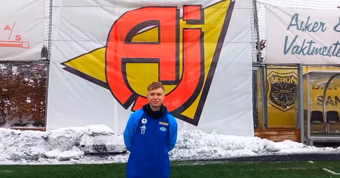 På besøk: Ola Brynhildsen gjestet AJ Arena i 2023 som Molde-spiller under kvartfinalen i NM mot Stabæk på AJ Arena. Foto: Massimo