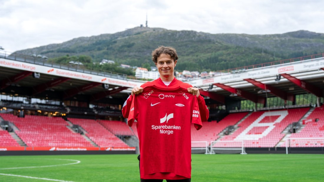 De syv fjell: Leo Cornic har byttet ut Tromsø til fordel for SK Brann blant de syv fjell. Foto: SK Brann