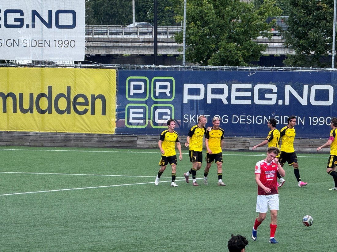 Prosjektil: Lasse Bransdals 2-1-scoring var av det nydelige slaget.